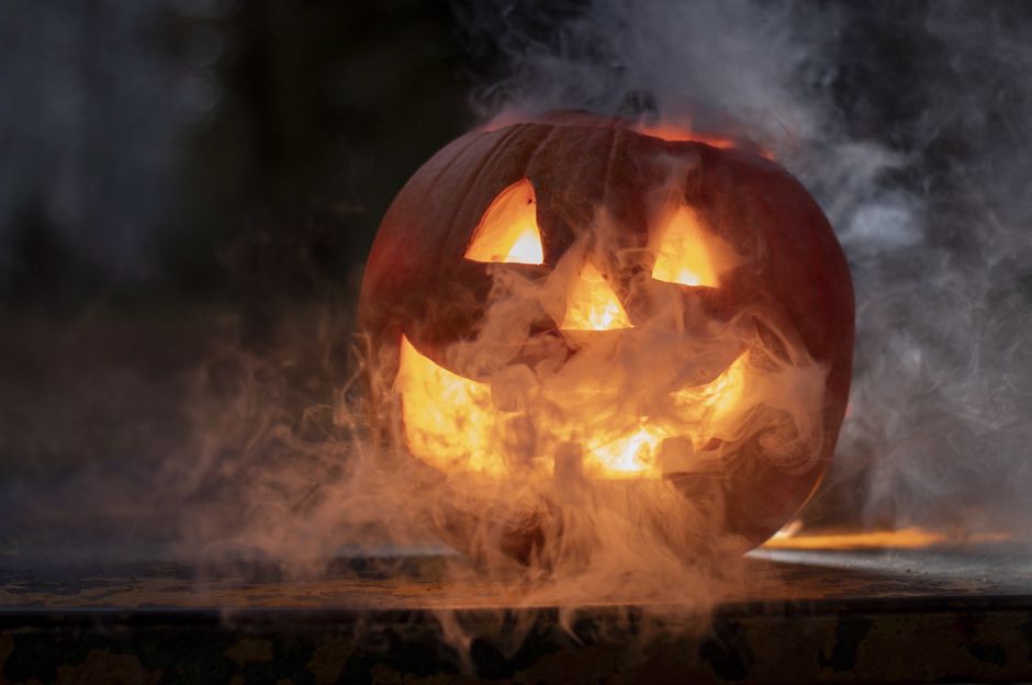 Halloween dans le jardin