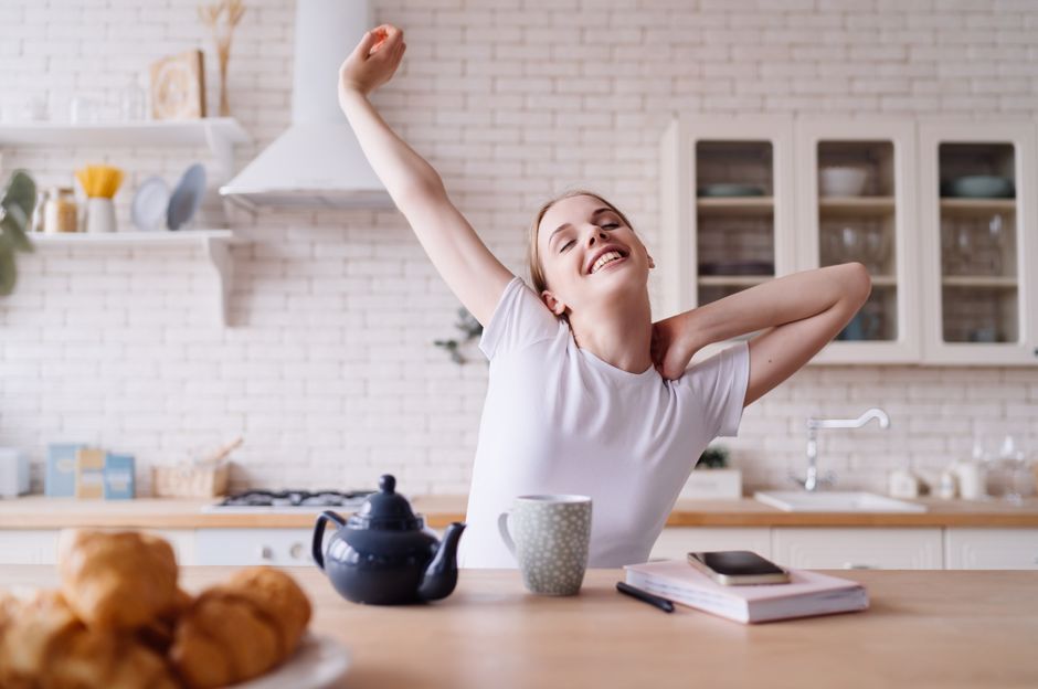 Relaxation à la maison – se défouler dans la cuisine